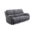 Reversible reclining sofa for living room in fabric - 180 x 90 x 85