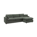 Sofa with Chaise Sectional for Living Room in Fabric - 230 x 90 x 85